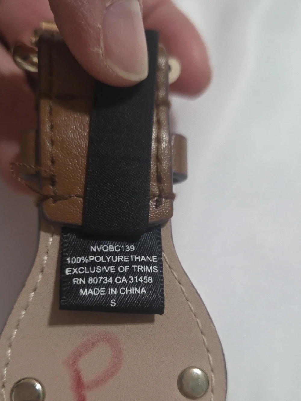 BCBGMaxAzria Wide Belt Brown Statement Waist Cinch Belt Size S